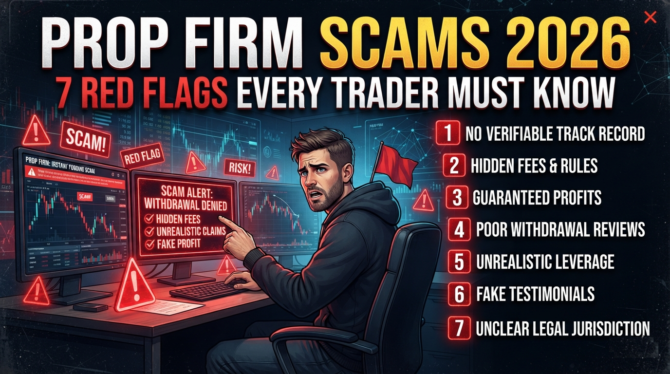 Prop Firm Scams 2026: 7 Red Flags Every Trader Must Know